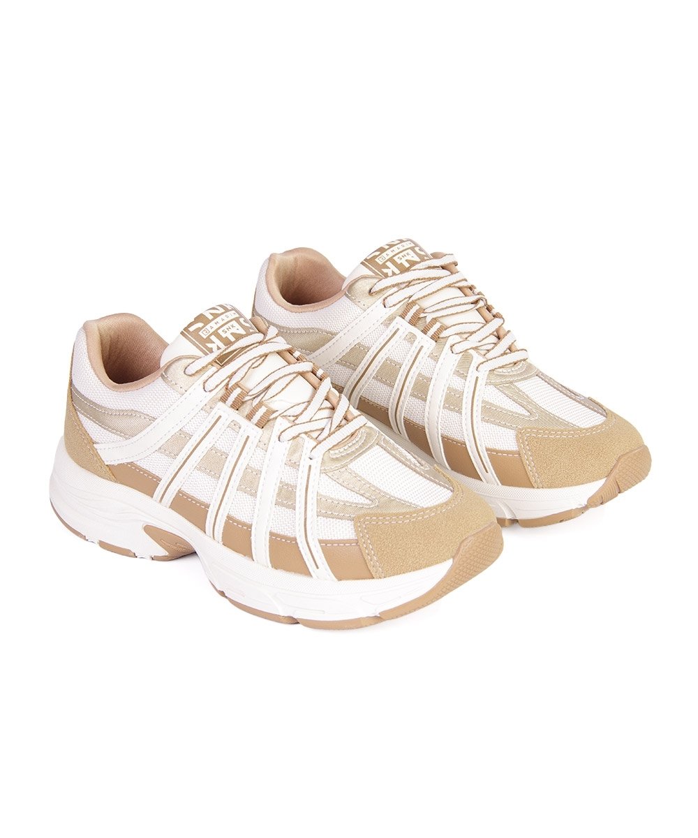 Tênis Feminino Ramarim Snk Bege Bege 3