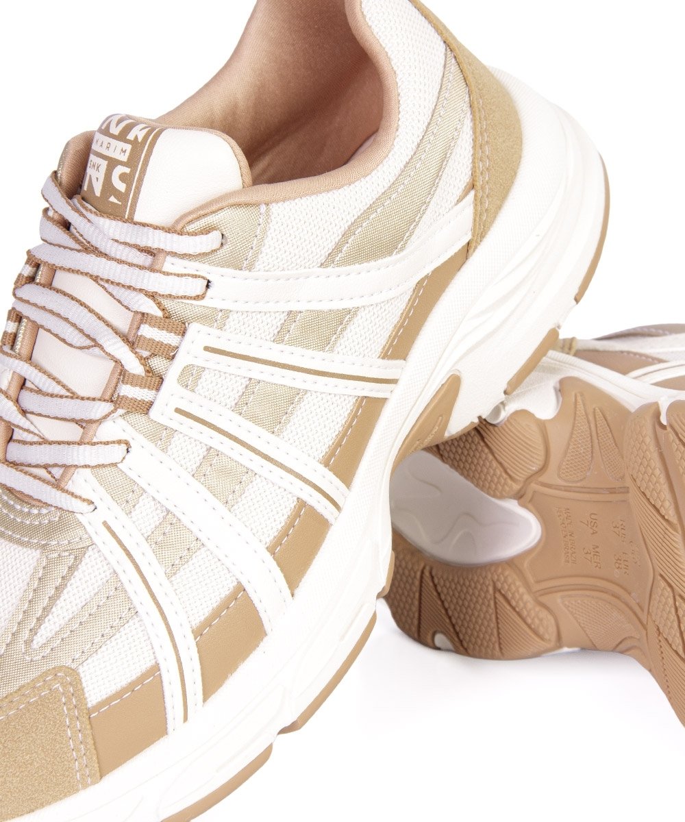 Tênis Feminino Ramarim Snk Bege Bege 6