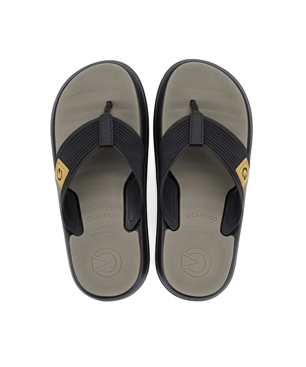 Chinelo de Dedo Cartago Sydney Preto Preto 4
