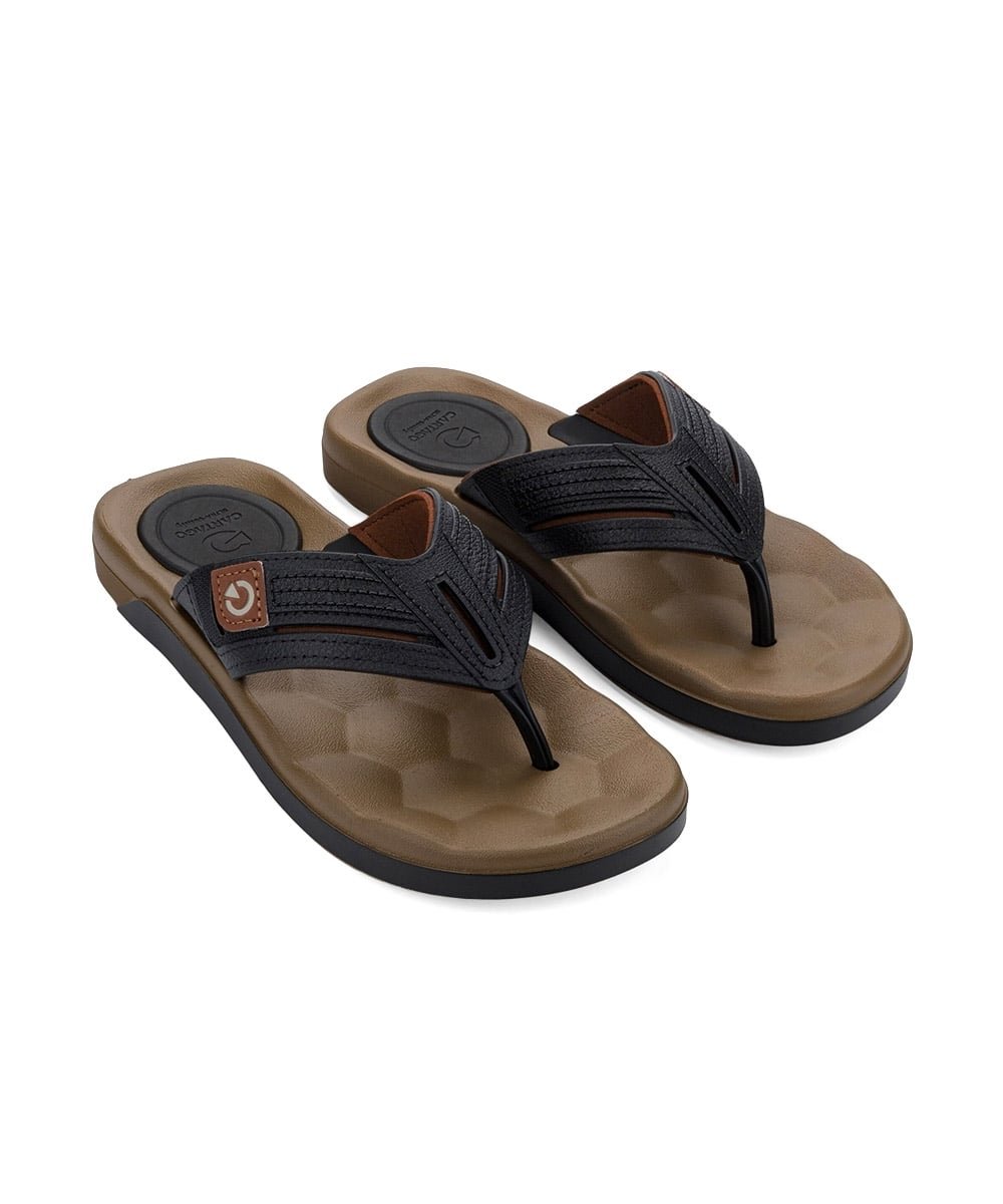 Chinelo de Dedo Cartago Egeu V Marrom Marrom 2