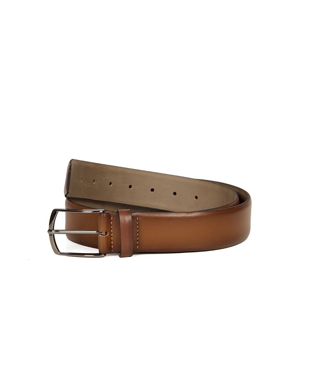 Cinto Masculino Fasolo G233 Couro Caramelo Caramelo 2