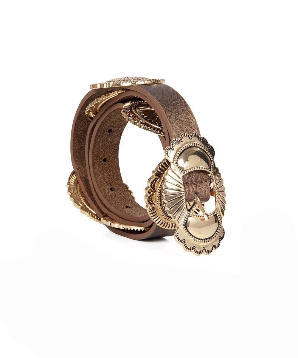 Cinto Feminino Pixolé Sh51-C142 Bronze