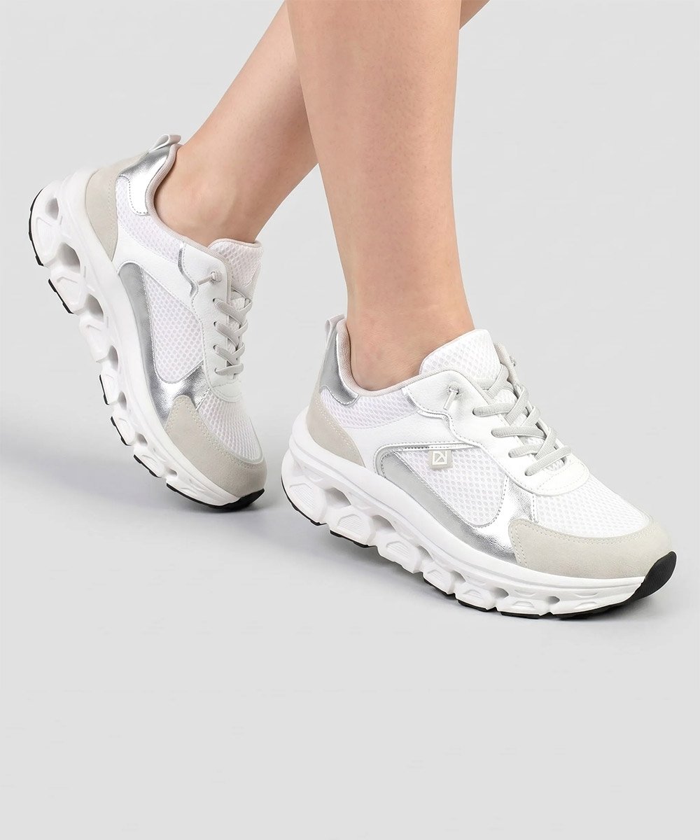 Tênis Feminino Piccadilly Maxi Tech Branco Branco 2