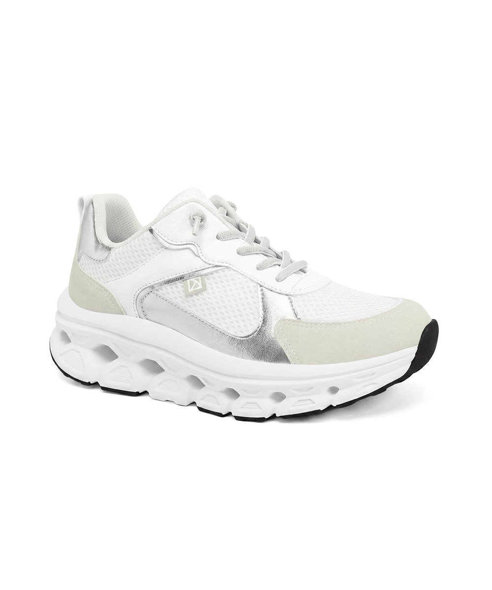 Tênis Feminino Piccadilly Maxi Tech Branco Branco 3