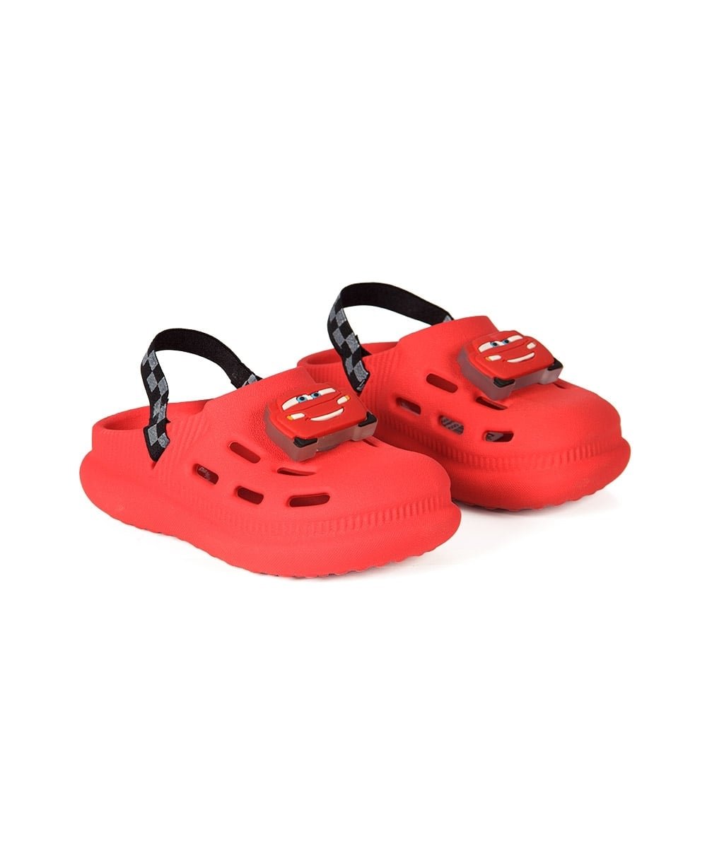 Sandália Led Babuche Disney Personagens Vermelho