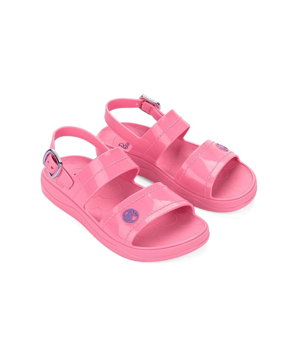 Sandália Infantil Grendene Barbie Fashion Trip Rosa Rosa 3