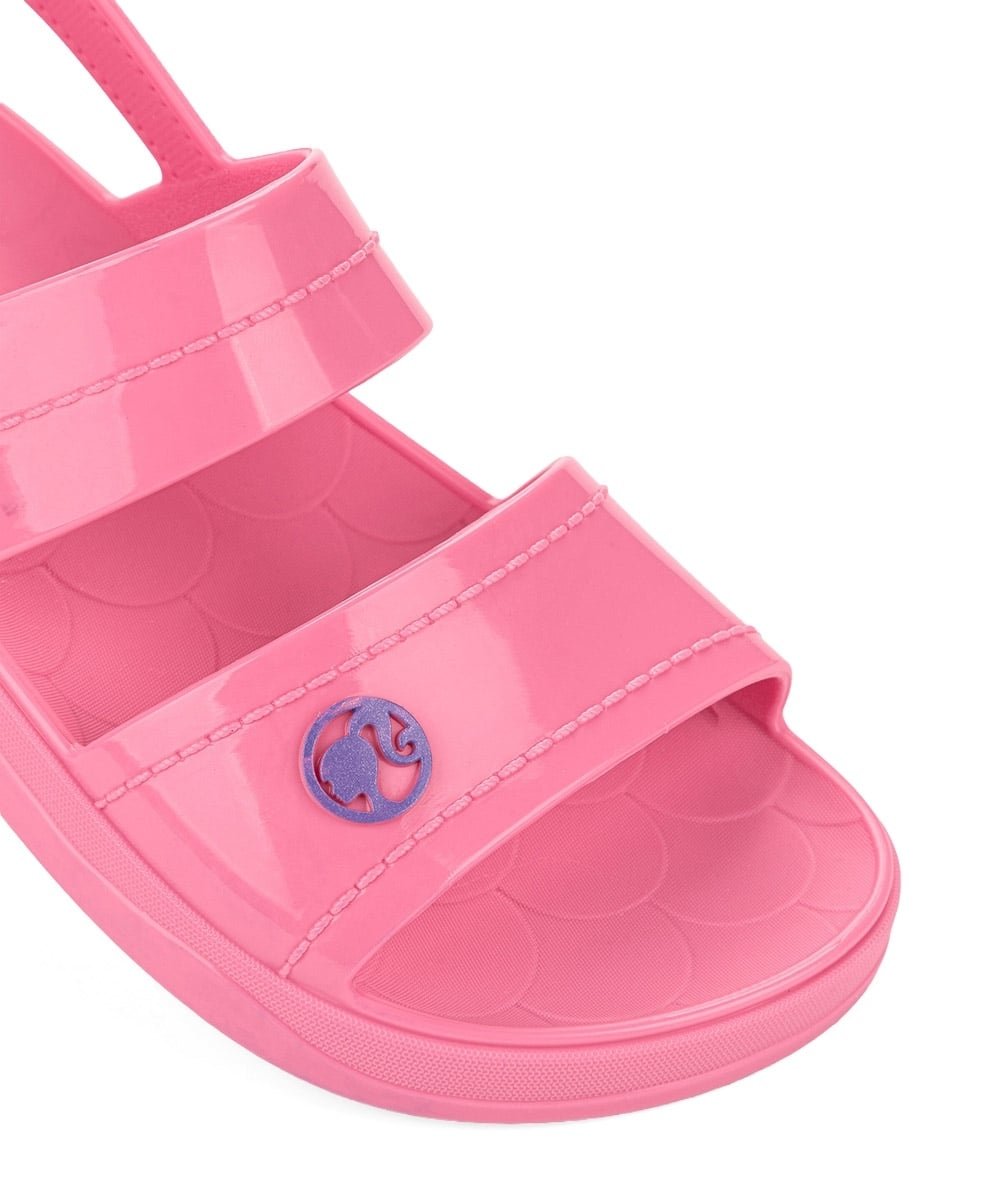 Sandália Infantil Grendene Barbie Fashion Trip Rosa Rosa 4