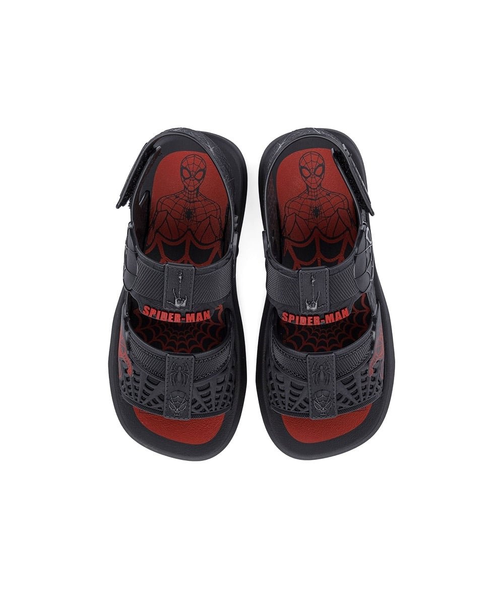 Sandália Infantil Grendene Homem Aranha Adventure Preto Preto 4
