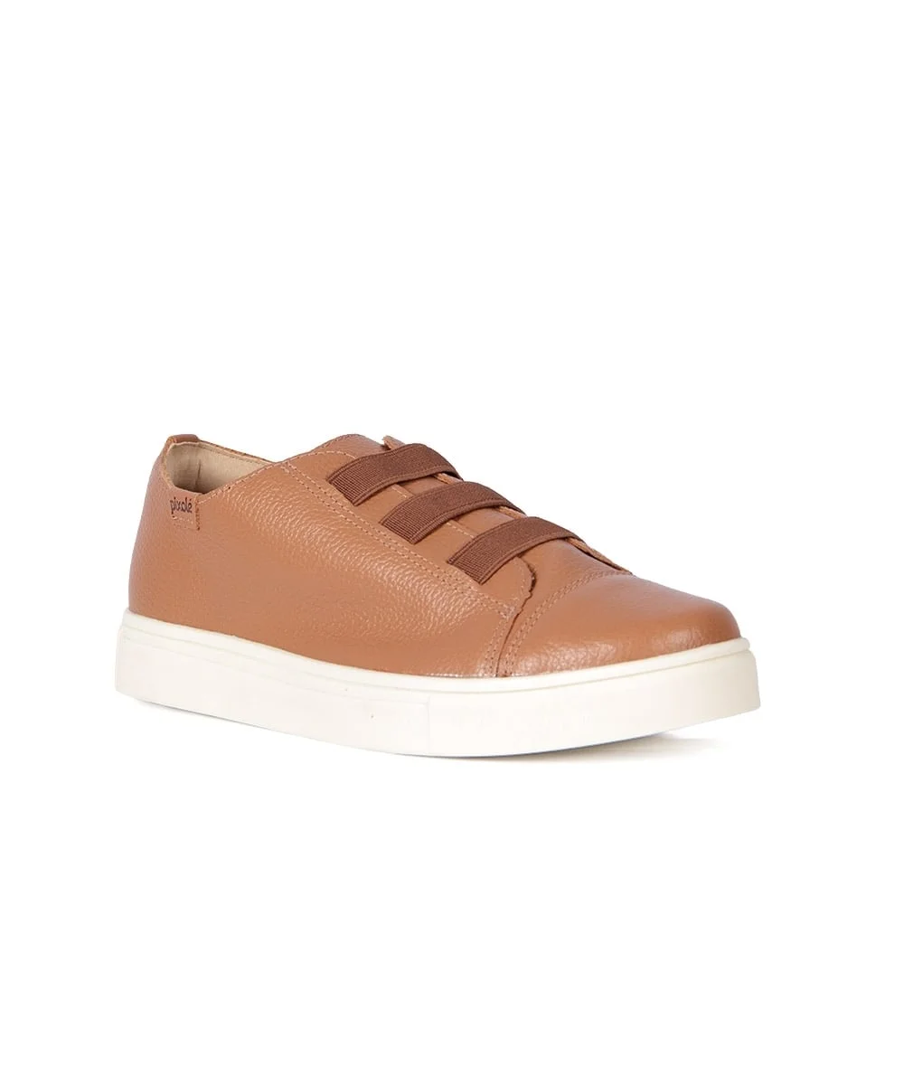 Tênis Feminino Pixolé Couro 1885-76 Caramelo Caramelo 2