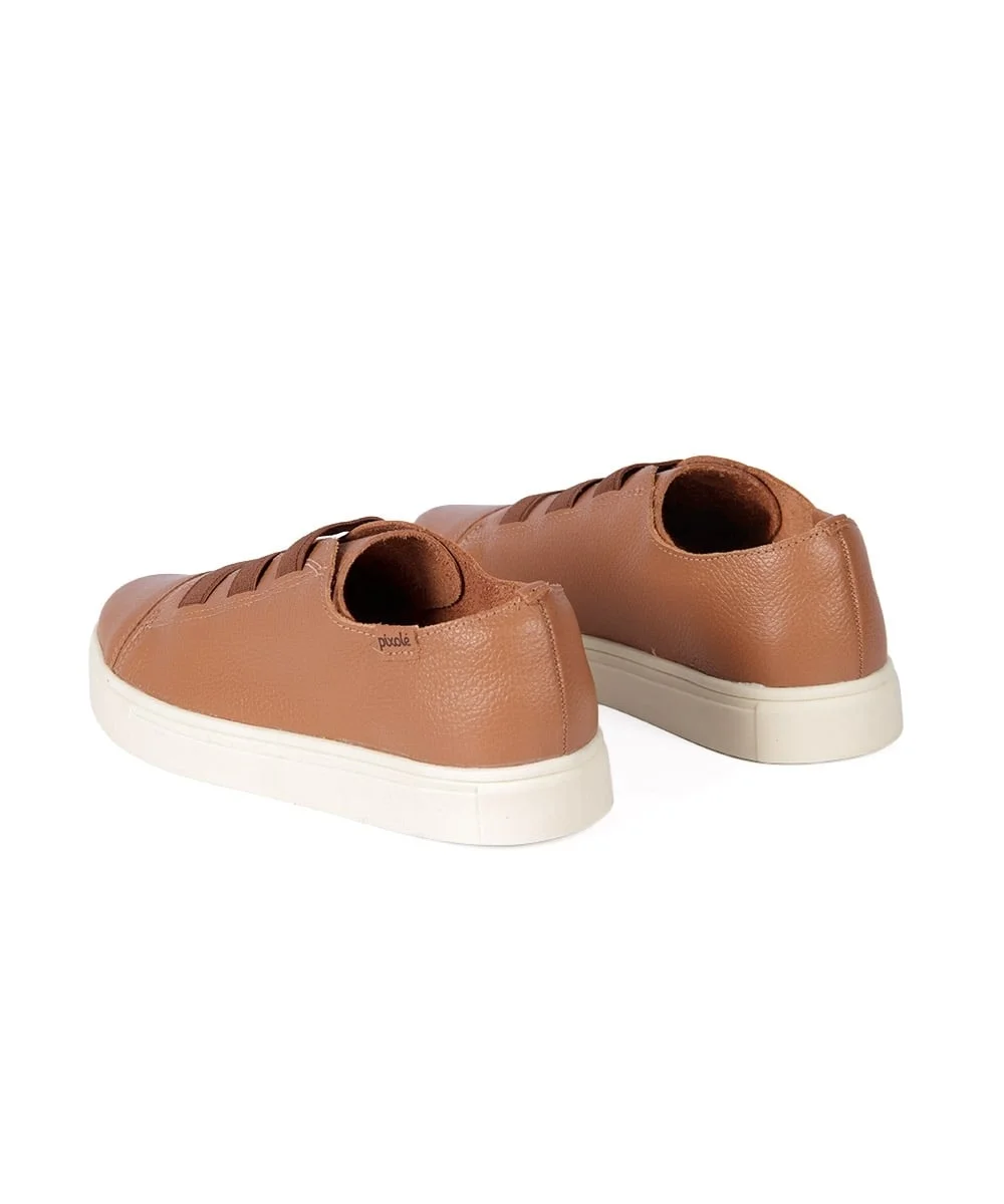 Tênis Feminino Pixolé Couro 1885-76 Caramelo Caramelo 5