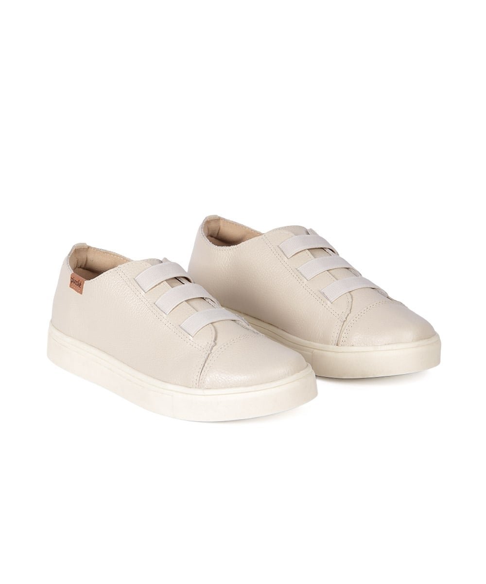 Tênis Feminino Pixolé Couro 1885-76 Off White Off White 3