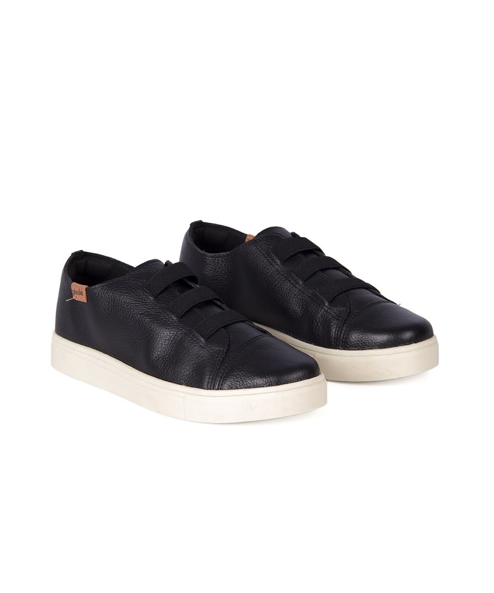 Tênis Feminino Pixolé Couro 1885-76 Preto