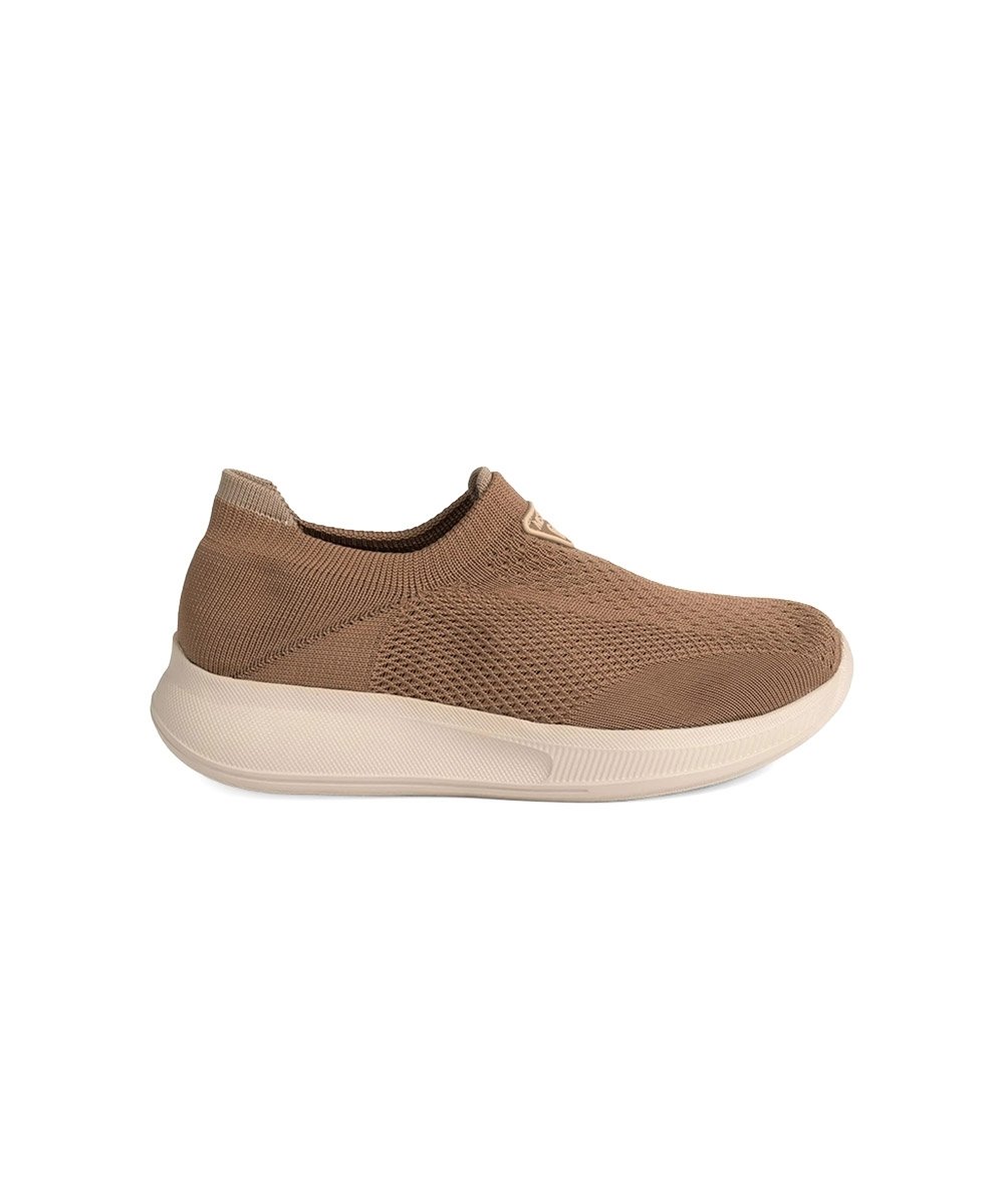 Tênis Feminino Mississipi Knit Slip On Marrom Marrom 4