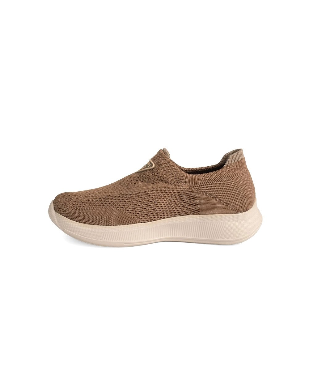 Tênis Feminino Mississipi Knit Slip On Marrom Marrom 5