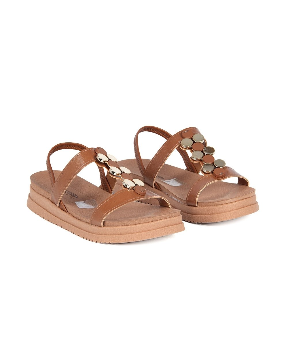 Sandália Mississipi Flatform J1932 Marrom