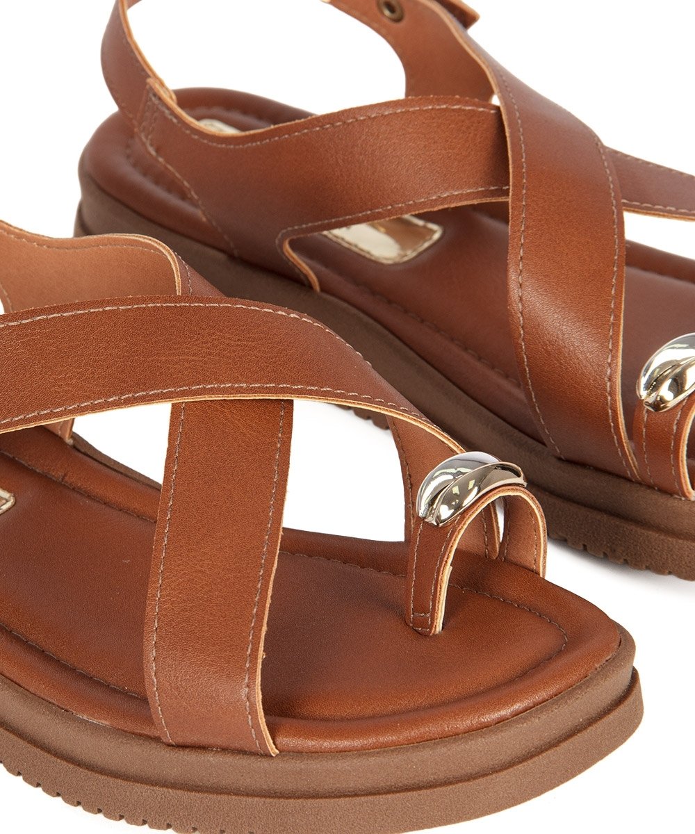 Sandália Mississipi Flatform Marrom Marrom 4