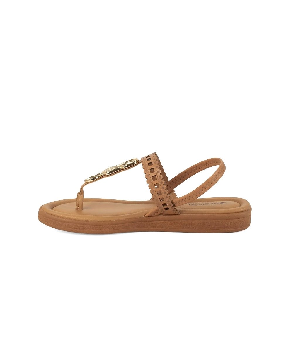 Sandália Feminina Mississipi Flatform Marrom Marrom 2