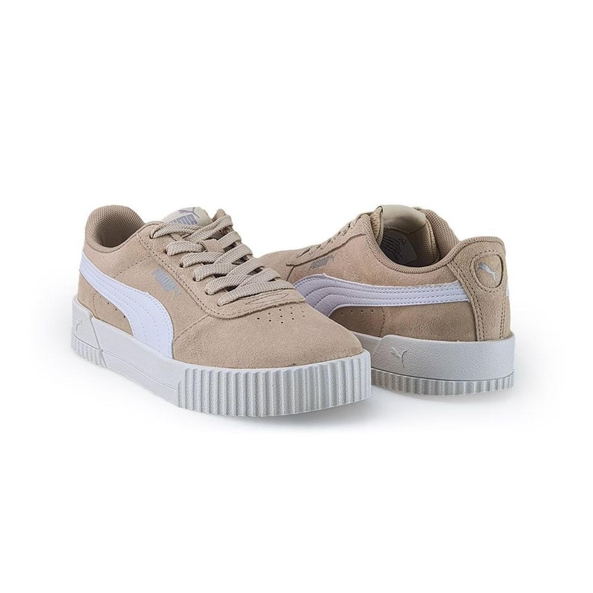 Tênis Puma Feminino Carina Suede BDP Bege 4