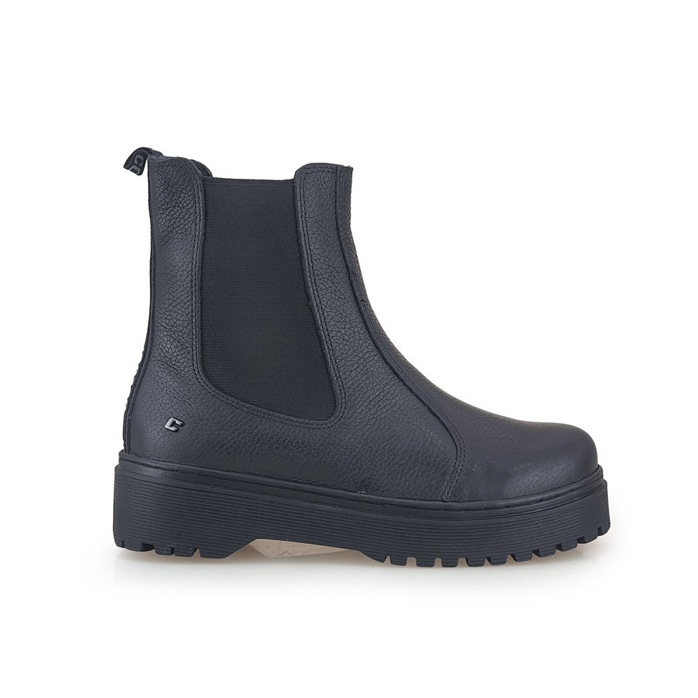 Bota Colcci Feminina Chelsea em Couro com Elástico 8030100903 Preto 2
