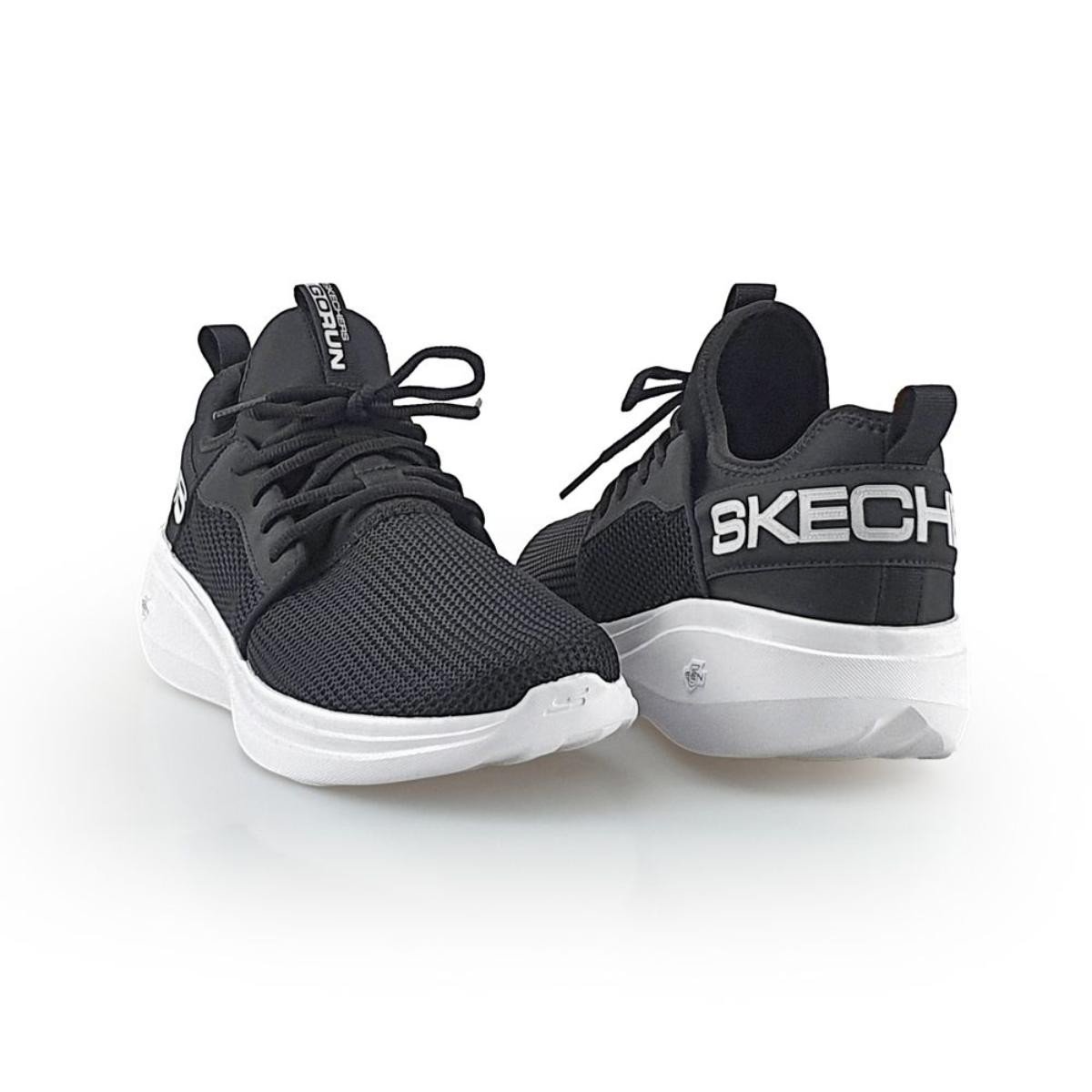 Tênis Skechers Masculino Go Run Fast Valor Preto 4