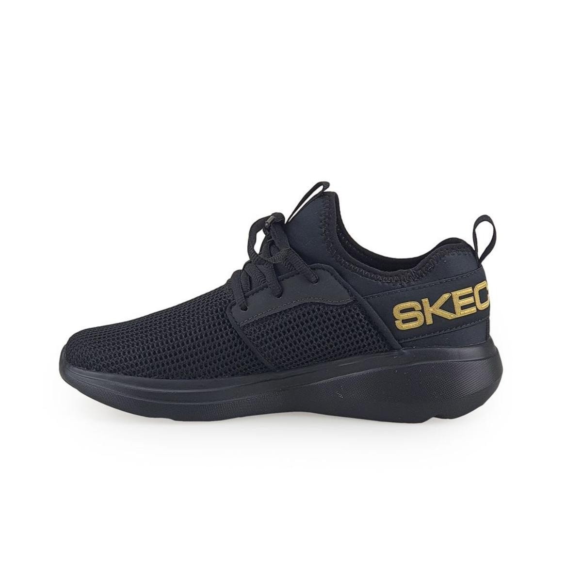 Tênis Skechers Unissex Go Run Fast Valor Corrida Preto 3