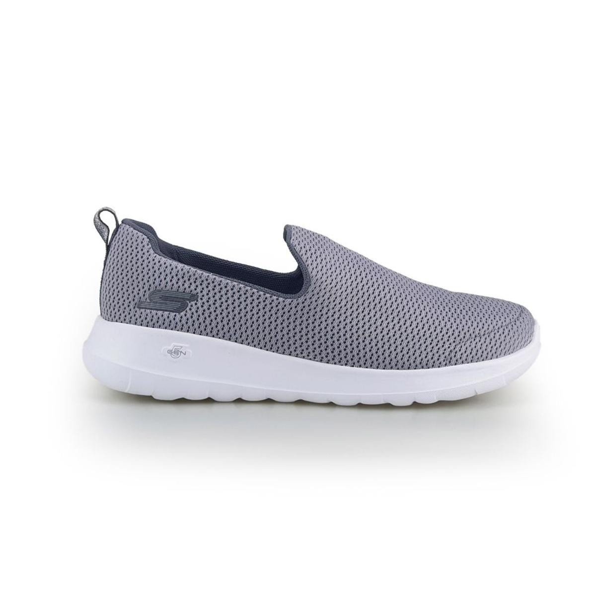 Tênis Skechers Masculino Sem Cadarço Go Walk Max Cinza