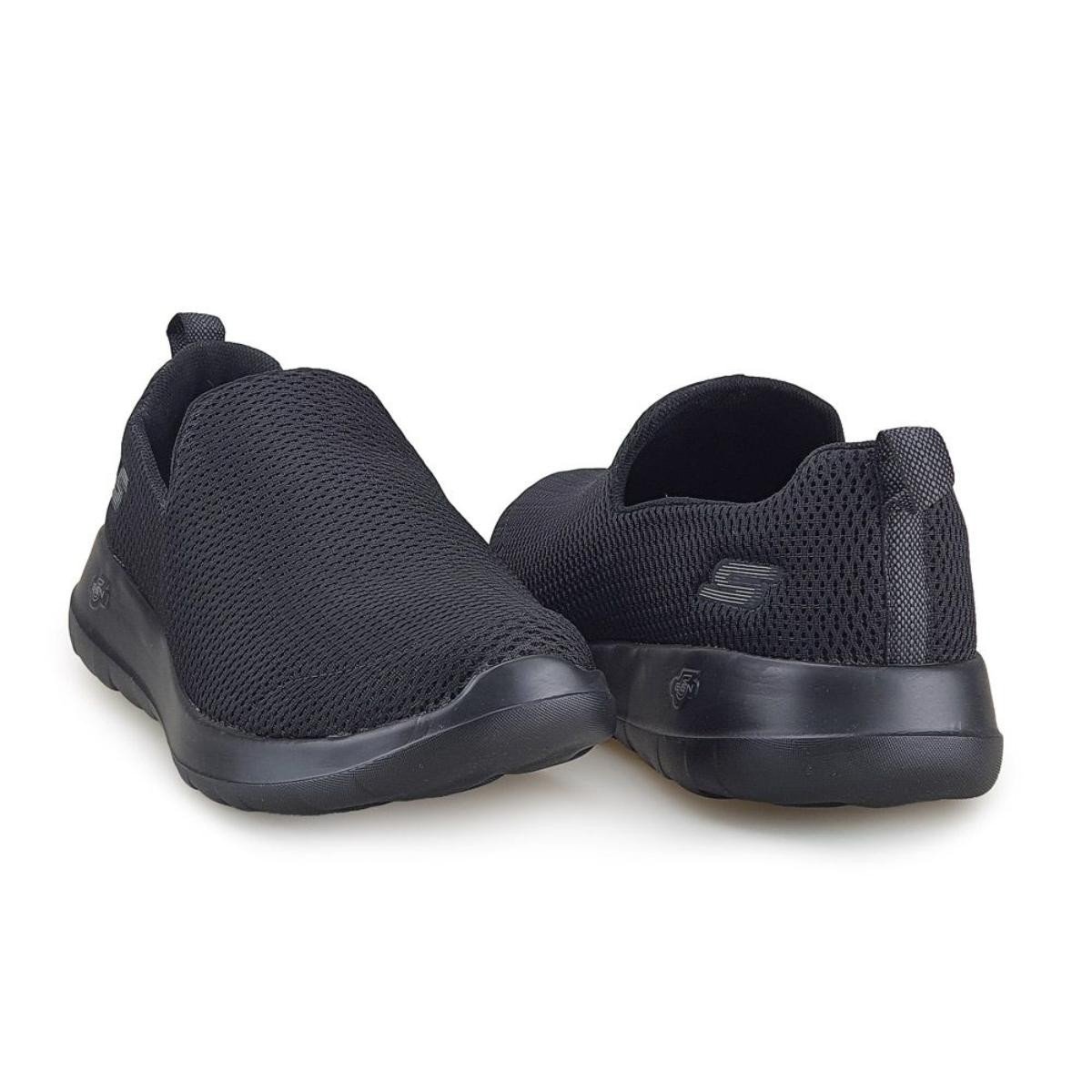 Tênis Skechers Masculino Sem Cadarço Go Walk Max Preto 3