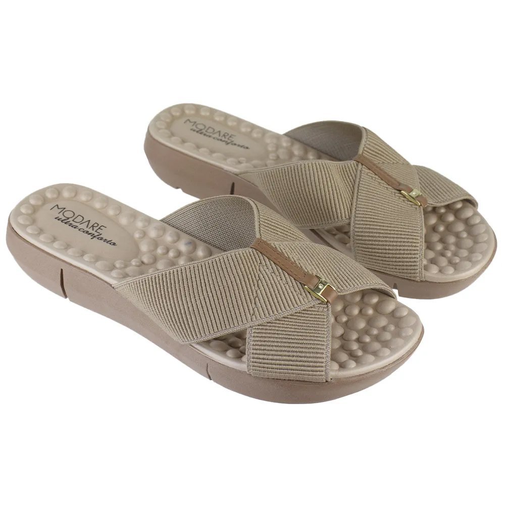 Tamanco Modare 7142.101 Feminino Bege 3
