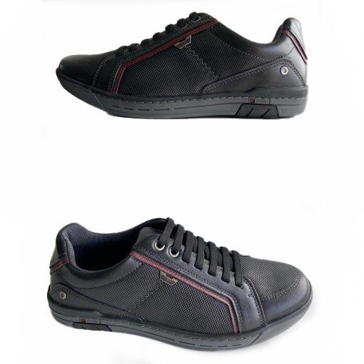 Sapatenis  Pegada 119302-106 Masculino Preto 2
