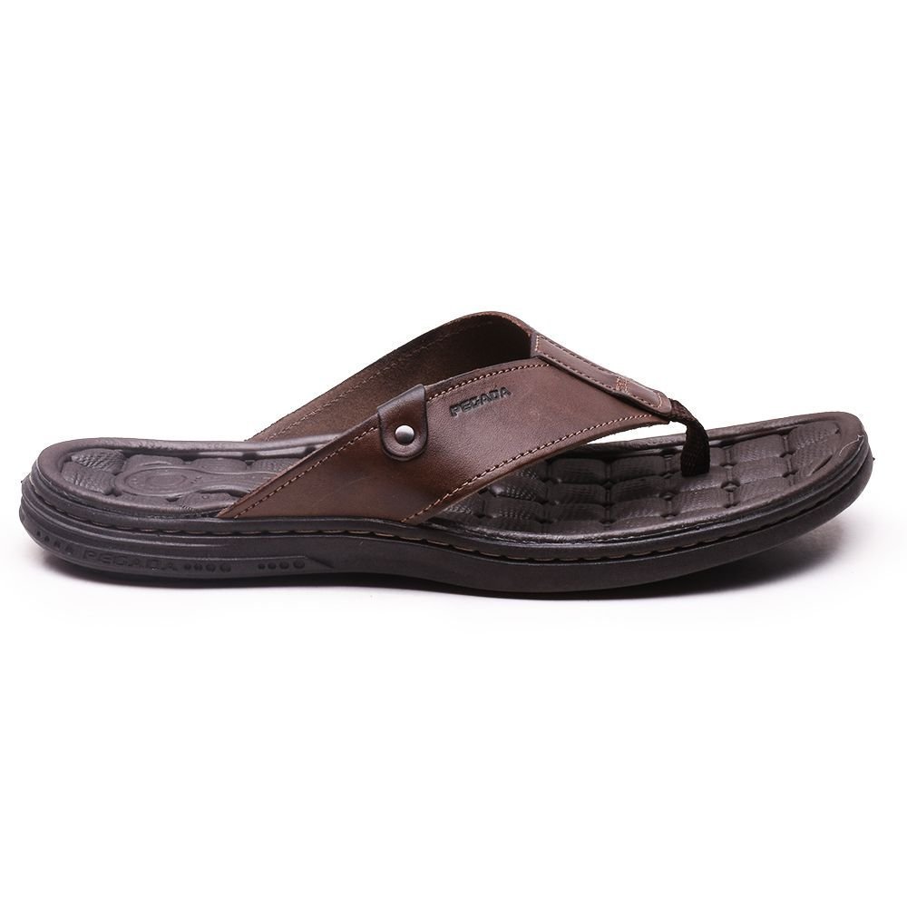 Chinelo Pegada 131281 Masculino Marrom 1