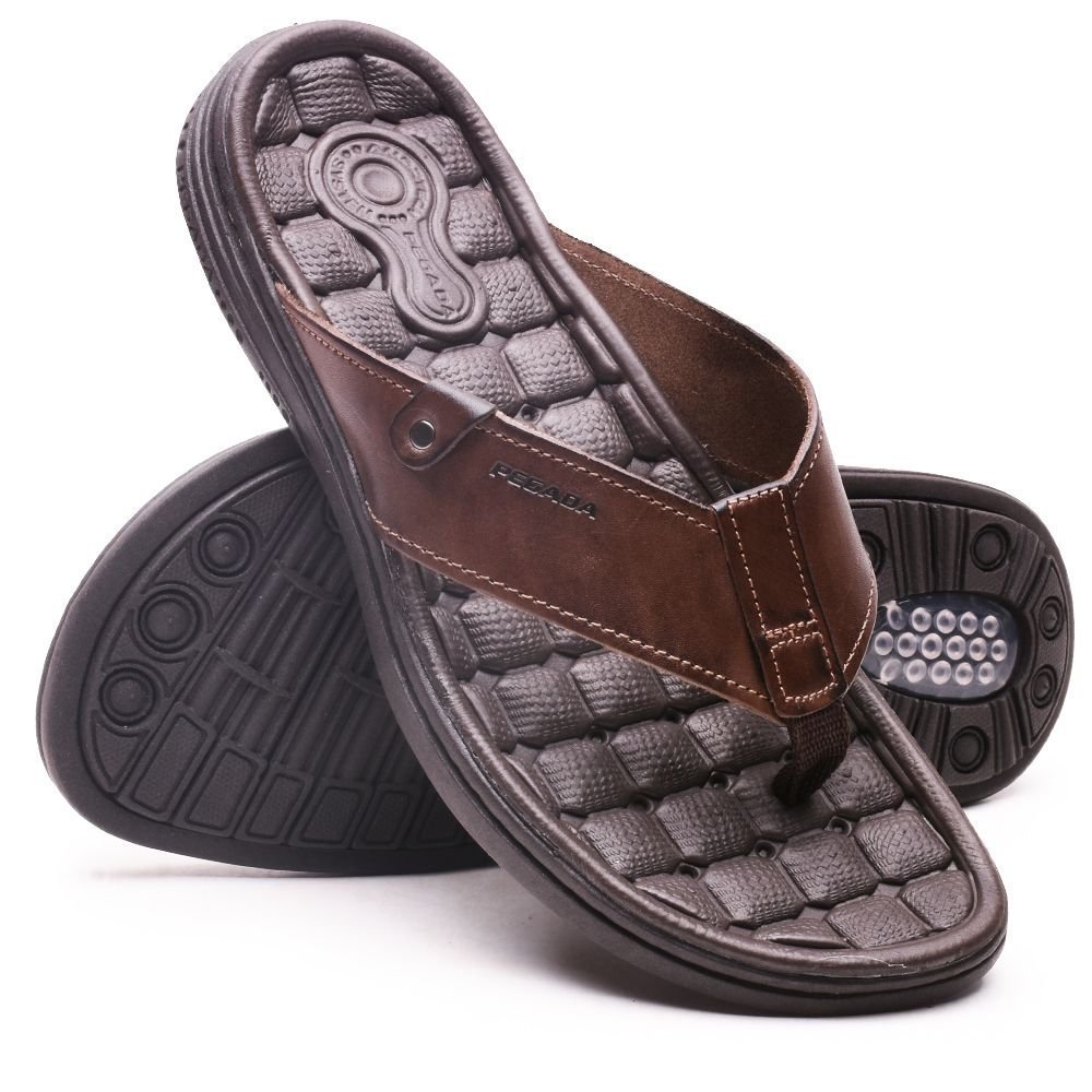 Chinelo Pegada 131281 Masculino Marrom 2