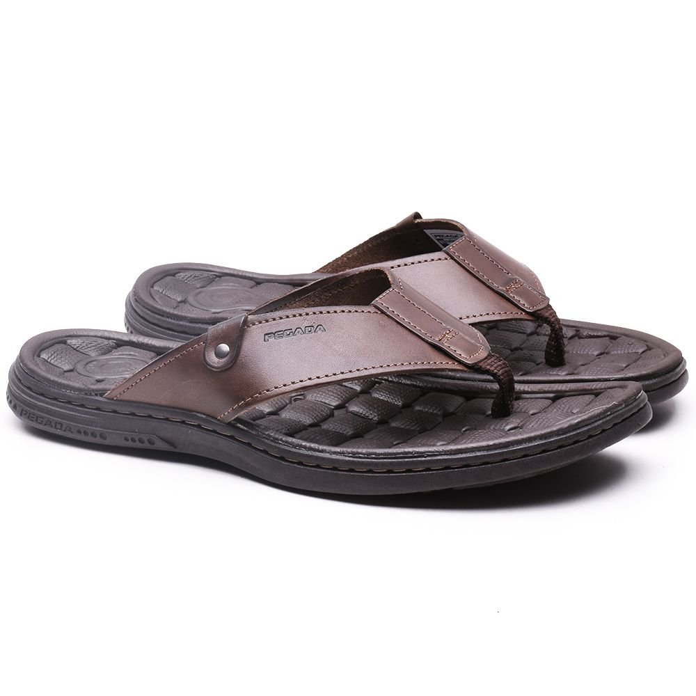 Chinelo Pegada 131281 Masculino Marrom 3