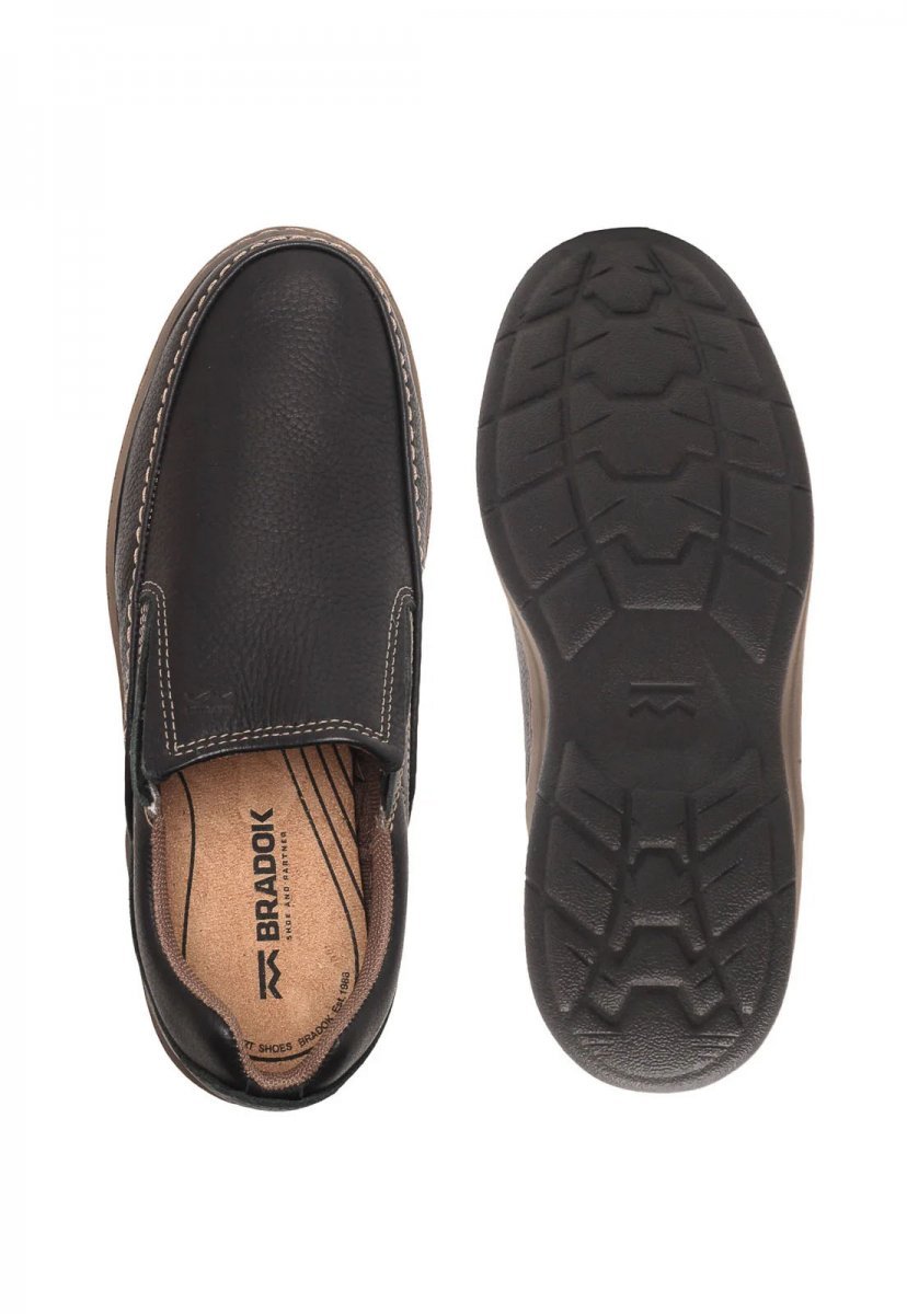 Sapato Bradock CSC9420 Classic Slip Masculino Marrom 4