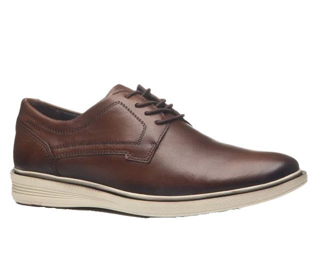 Sapato Oxford Masculino Rockport Garett - Couro Preto E Sola Confortável