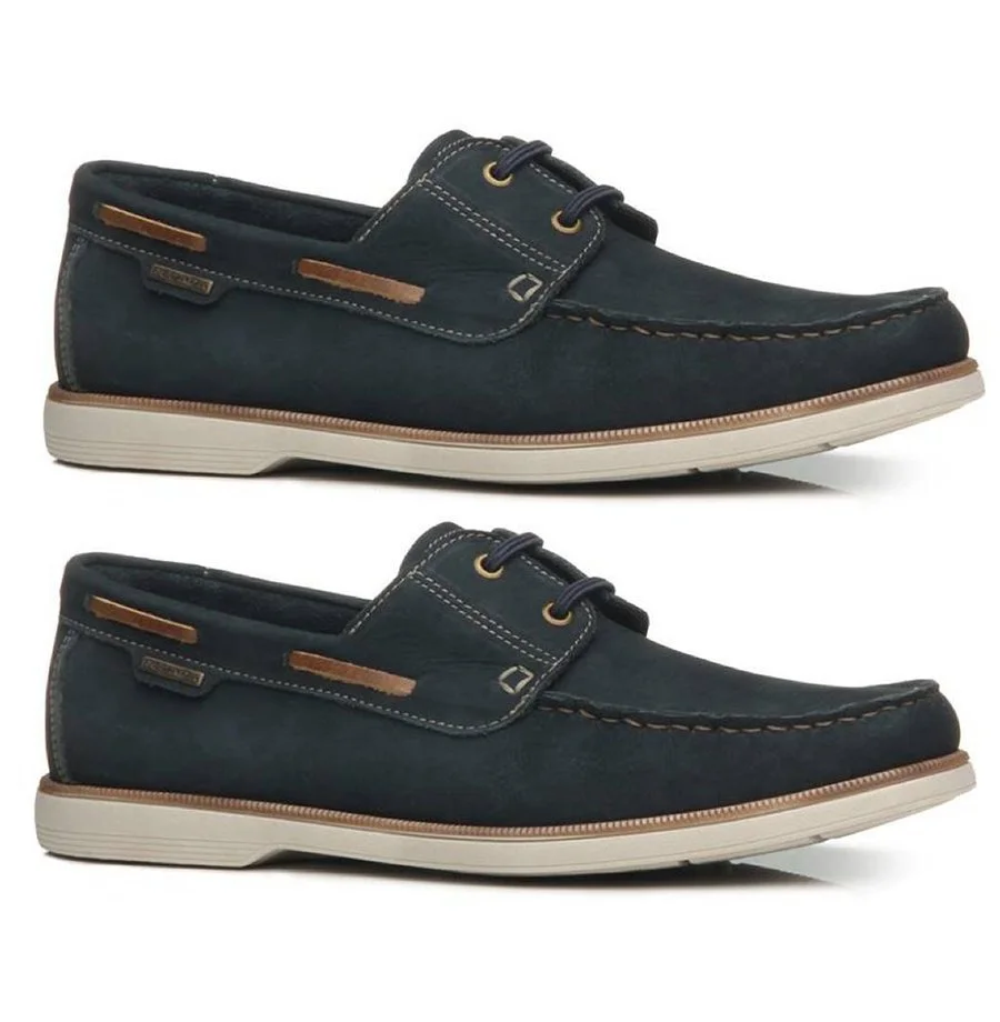 Mocassim Pegada 141902 Masculino Azul 3