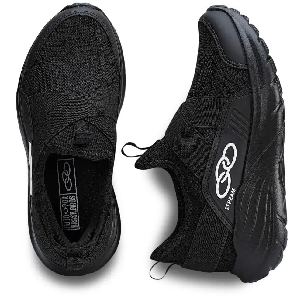 Tênis Olympikus Stream Infantil Masculino Preto 4