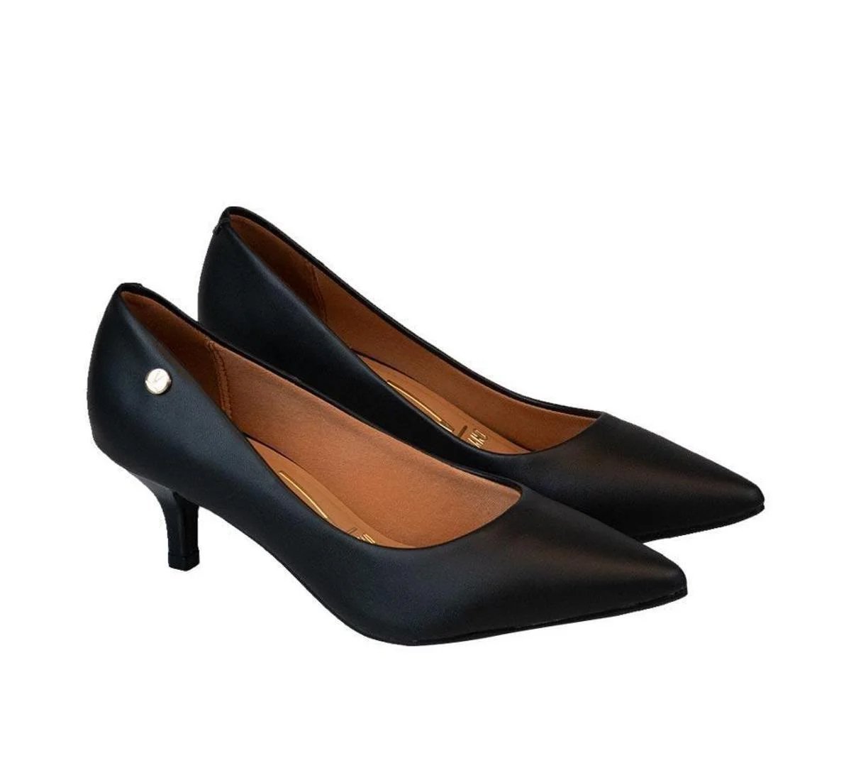 Sapato Scarpin Vizzano 1122.828  Salto Baixo Feminino Preto 2
