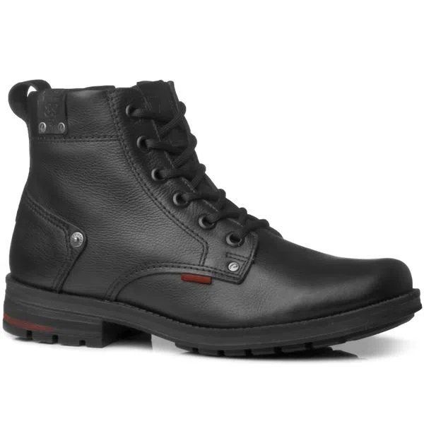Bota Coturno Pegada 181305-08 Masculino Preto 1
