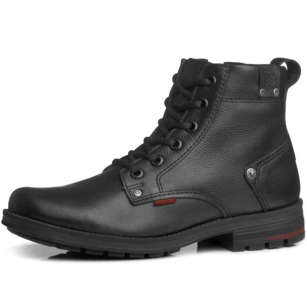 Bota Coturno Pegada 181305-08 Masculino Preto 2