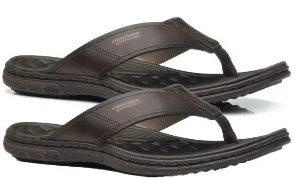 Chinelo Pegada 133301 Masculino Marrom 2