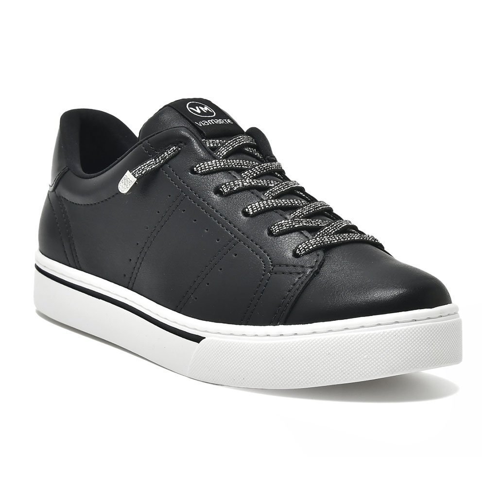 Tênis Casual Via Marte 016-002 Feminino Preto 1