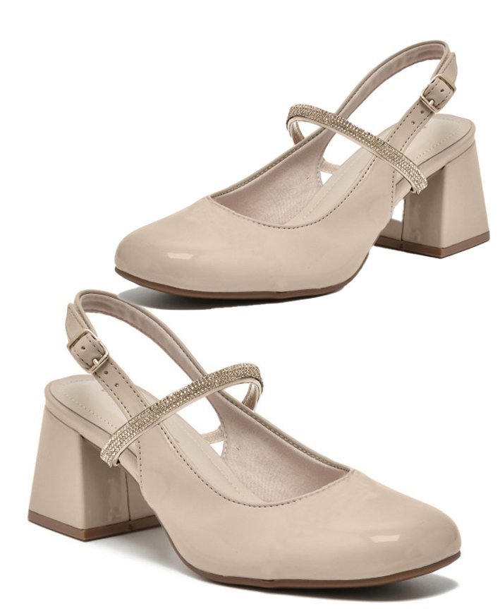 Sapato Mary Jane Via Marte 067-003 Feminino Bege 2