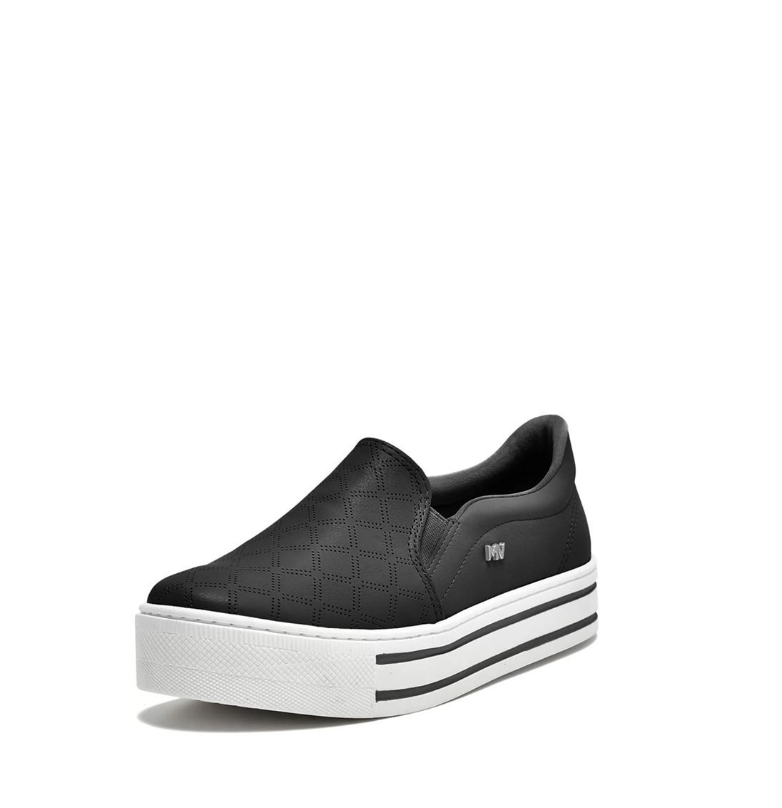 Tenis Slip Via Marte 010-009 Feminino Preto 3