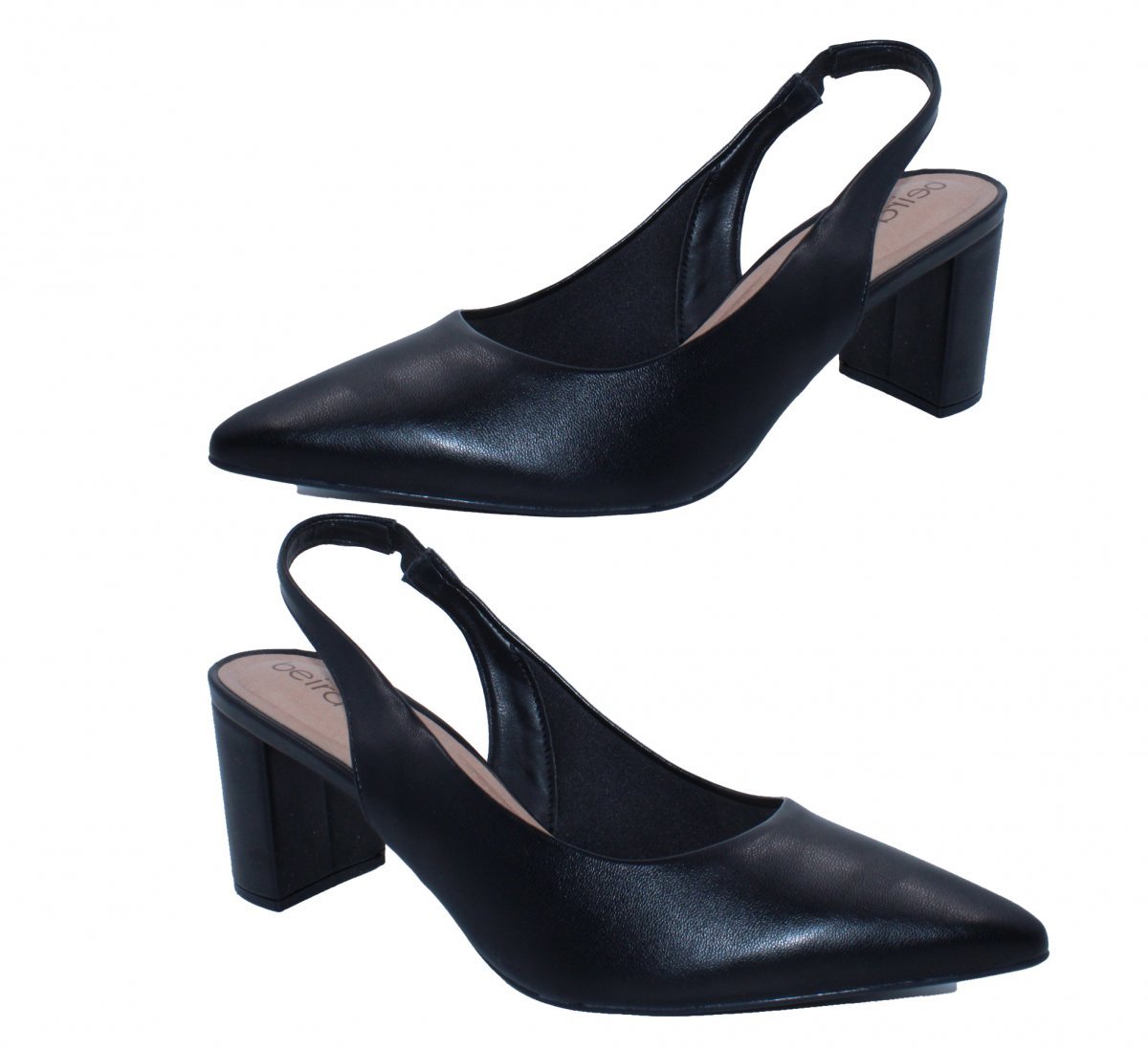 Sapato Chanel Beira Rio 4241.231 Feminino Preto 2
