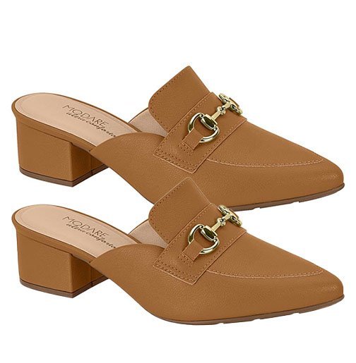 Mule Modare 7340.124 Feminino Marrom 3