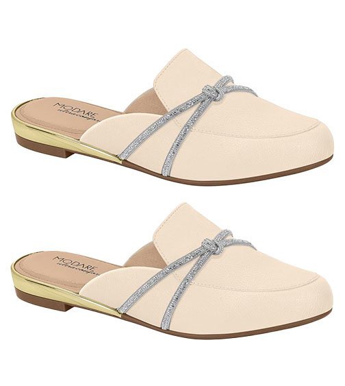 Mule Modare 7505.229 Feminino Branco 3