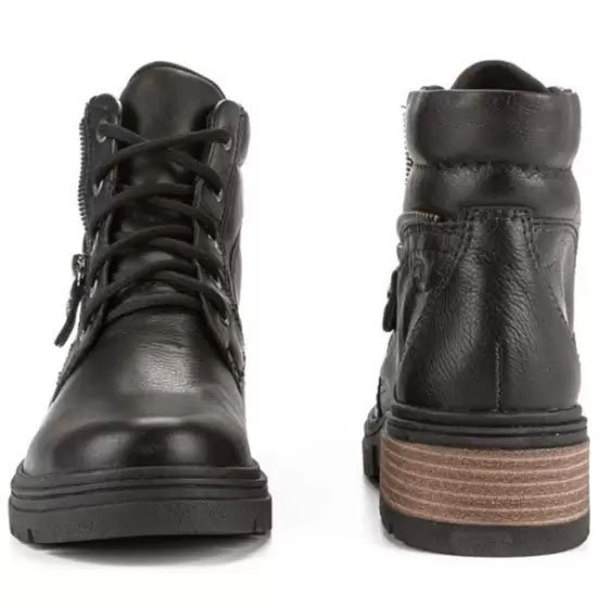 Bota Couro Coturno Dakota DA181 Feminino Preto 2