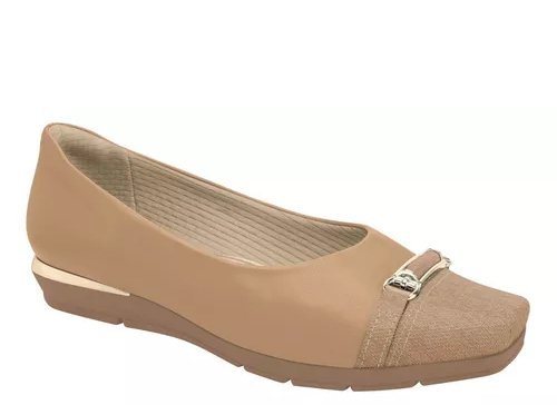 Sapato Piccadilly 147305 Feminino Bege 2