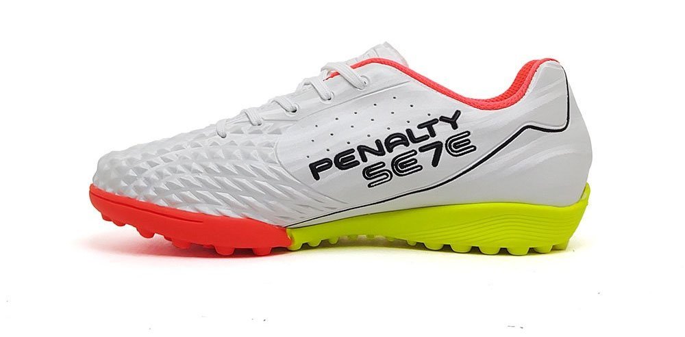 Chuteira Society Sete Kids Penalty Infantil Masculino Branco 4