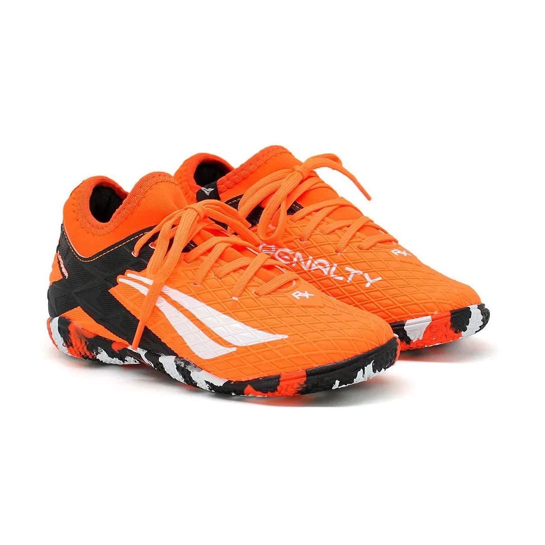 Chuteira Futsal Penalty RX Locker XXI Infantil Masculina Laranja 2